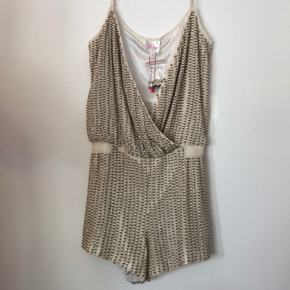 Parker Beaded Romper - Picture 3 of 4